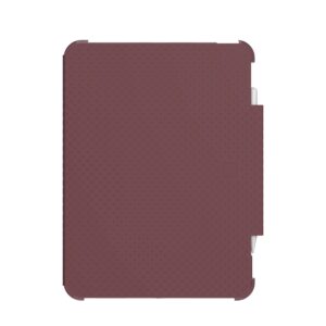 [U] by UAG iPad Pro 11" (4th Gen 2022, 3rd Gen 2021) Case Lucent Lightweight Slim Shockproof Smart Folio Protective Cover with Auto/Sleep Wake & Pencil Holder, Aubergine/Dusty Rose