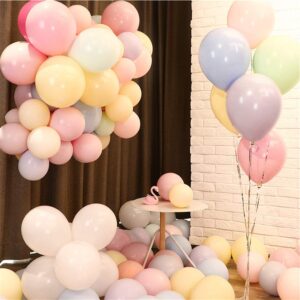 Pastel Balloons Small 5 Inch 200 Rainbow Mini Balloon Macaroon Candy Color Balloons For Wedding Birthday Baby Shower Party Decor Supplies Arch Balloon Tower Balloon Garland