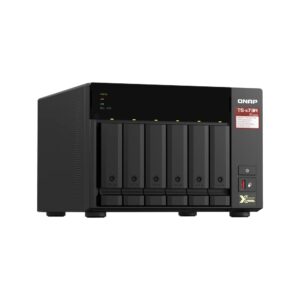 QNAP TS-673A-8G 6 Bay High-Performance NAS with 2 x 2.5GbE Ports and Two PCIe Gen3 Slots