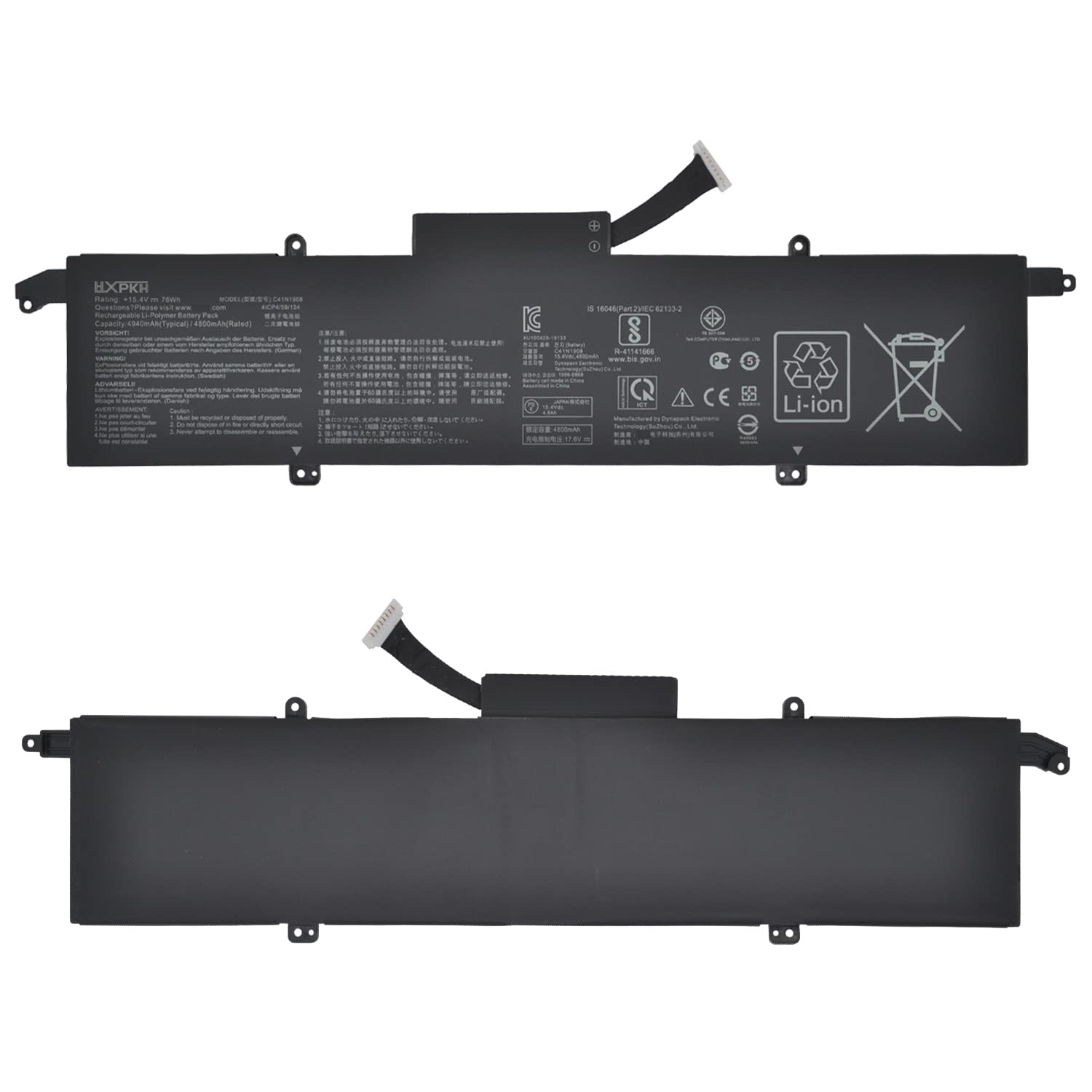 C41N1908 Laptop Battery for Asus ROG Zephyrus G14 GA401II GA401IV GA401IH GA401IU Series Notebook GA401II-BM026T GA401II-HE003T GA401IV-BR9N6 GA401IV-HE003T GA401IH-BM007 GA401IU-BM201T C41PQ05