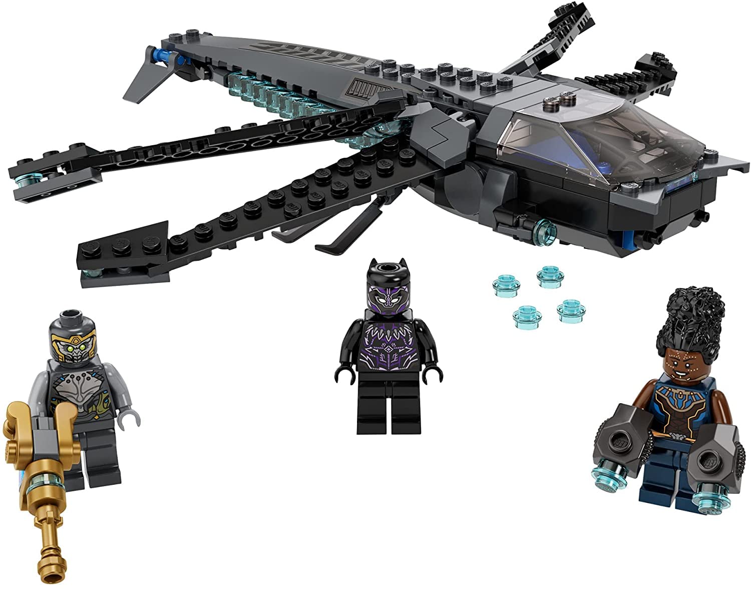 LEGO Marvel Black Panther Dragon Flyer 76186 Building Kit Toy; Create The Final Battle Scene from Avengers: Endgame; New 2021 (202 Pieces)