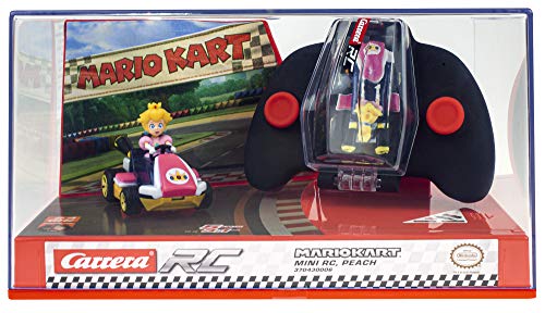 Carrera RC Nintendo Mario Kart 2.4 GHz Mini Collectible Radio Remote Control Toy Car Vehicle - Peach