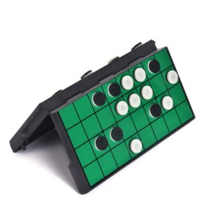 MusicTree Magnetic Reversi Othello Board Game Set with Folding Board Classic Games Educational Toys