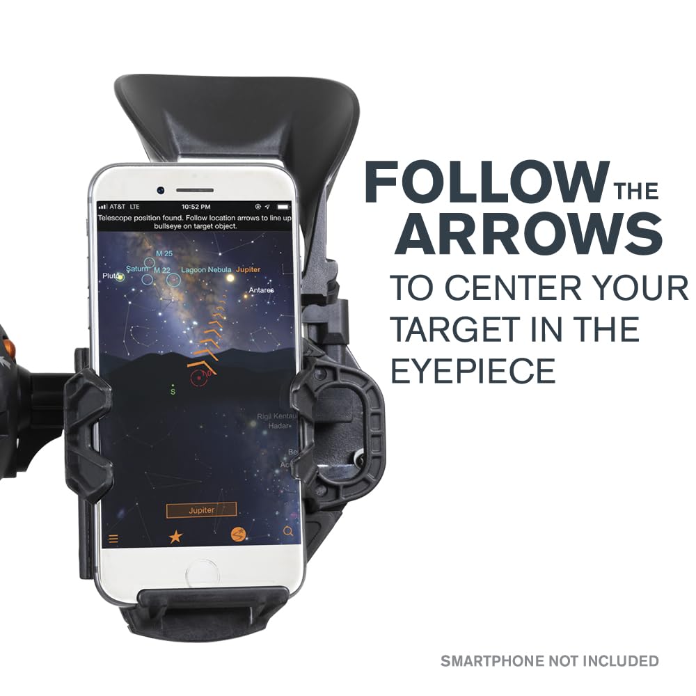 Celestron – StarSense Explorer DX 5” Smartphone App-Enabled Telescope – Works with StarSense App to Help You Find Stars, Planets & More – Schmidt-Cassegrain Telescope – iPhone/Android Compatible