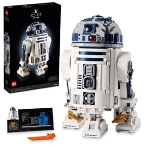 LEGO Star Wars R2-D2 75308 Droid Building Set for Adults, Collectible Display Model with Luke Skywalker’s Lightsaber, Great Birthday for Husbands, Wives, any Star Wars Fans