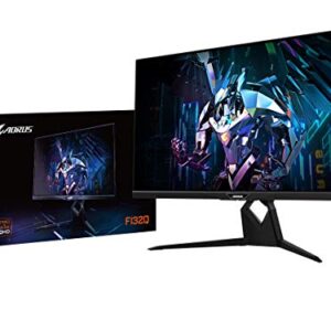 Gigabyte AORUS FI32Q 32" 165Hz 1440p HBR3,NVIDIA G-SYNC Compatible,Exclusive Built-in ANC, -KVM, 2560x1440 Display,1ms Response Time,HDR, 94% DCI-P3,1x DisplayPort 1.4,2x HDMI 2.0,2x USB 3.0,1x USB C