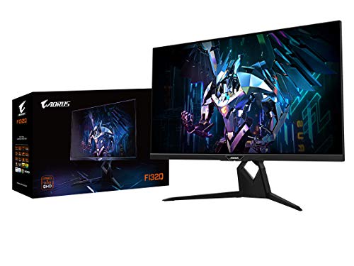 Gigabyte AORUS FI32Q 32" 165Hz 1440p HBR3,NVIDIA G-SYNC Compatible,Exclusive Built-in ANC, -KVM, 2560x1440 Display,1ms Response Time,HDR, 94% DCI-P3,1x DisplayPort 1.4,2x HDMI 2.0,2x USB 3.0,1x USB C