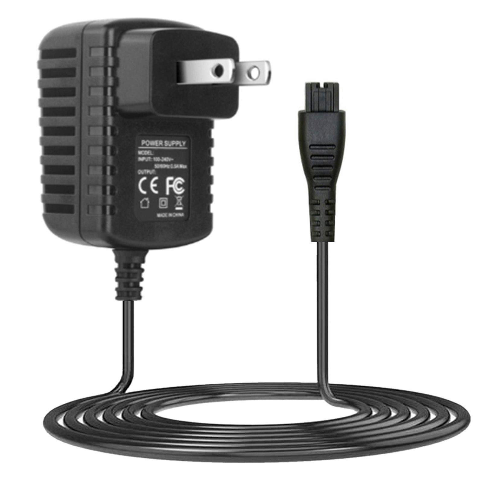 Power Charger for Panasonic Shaver Arc3 4 5 Power Cord for Panasonic 3 4 5 Shaver Electric Blade Charger for ES-LV65-S ES-LA93-K ES-RT51-S ES-LA63-S ES-LV95-S Electric Razor AC/DC Adapter Supply