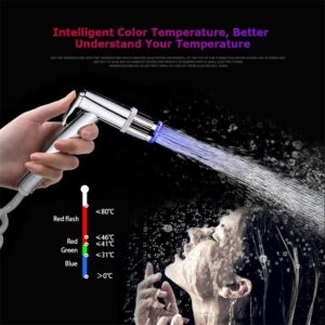 LED Faucet Lights 7 Color Changing Automatically Glow Faucet Aerator Led Water Faucet Tap Filters for Sink Kitchen Bathro​om (7 Color 3 PCS)