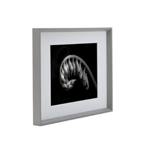 Studio Nova Picture Frame Displays 8 x 10 Photos 11 x 14 Without Mat, 11x14-Matted 8x10, Gray