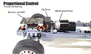 ARRIS WPL D12 1/10 RWD 2.4G Off Road RC Car Drift Climbing Truck Crawler with Brushed 260 Motor 1:10 Simulation RC Vehicles