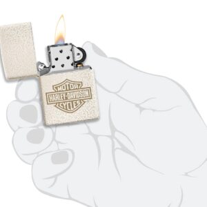 Zippo Harley-Davidson Logo Mercury Glass Pocket Lighter