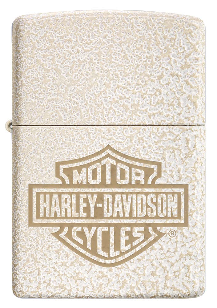 Zippo Harley-Davidson Logo Mercury Glass Pocket Lighter