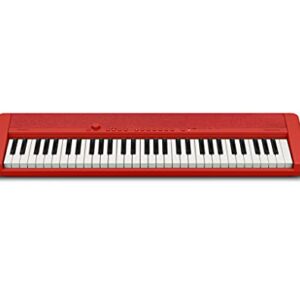 Casio Casiotone CT-S1RD 61-Key Portable Keyboard (Red)