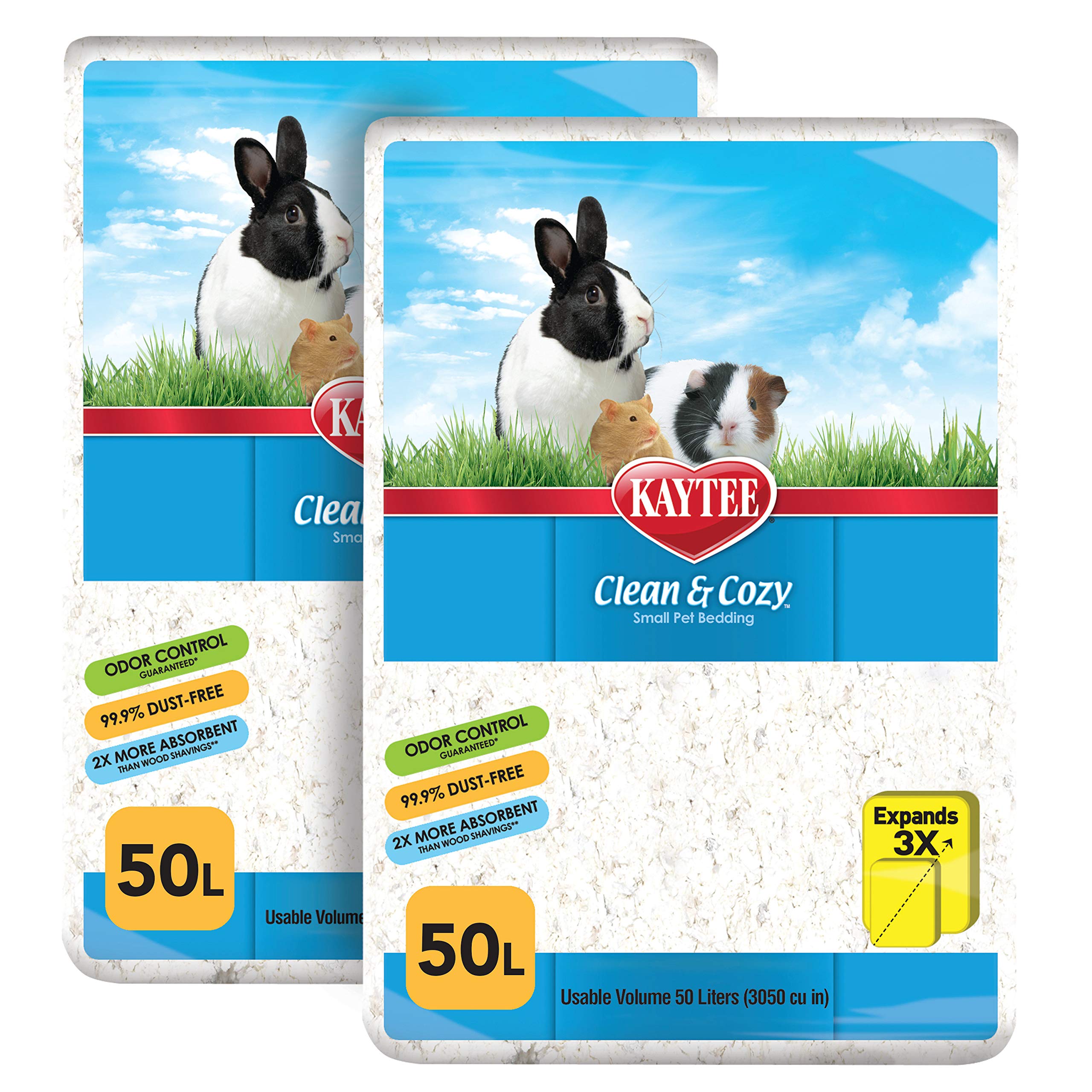 Kaytee Clean & Cozy White Paper Bedding 100 Liters