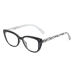 foster grant disney x womens dreamer reading glasses, black with crystal, 48 mm us