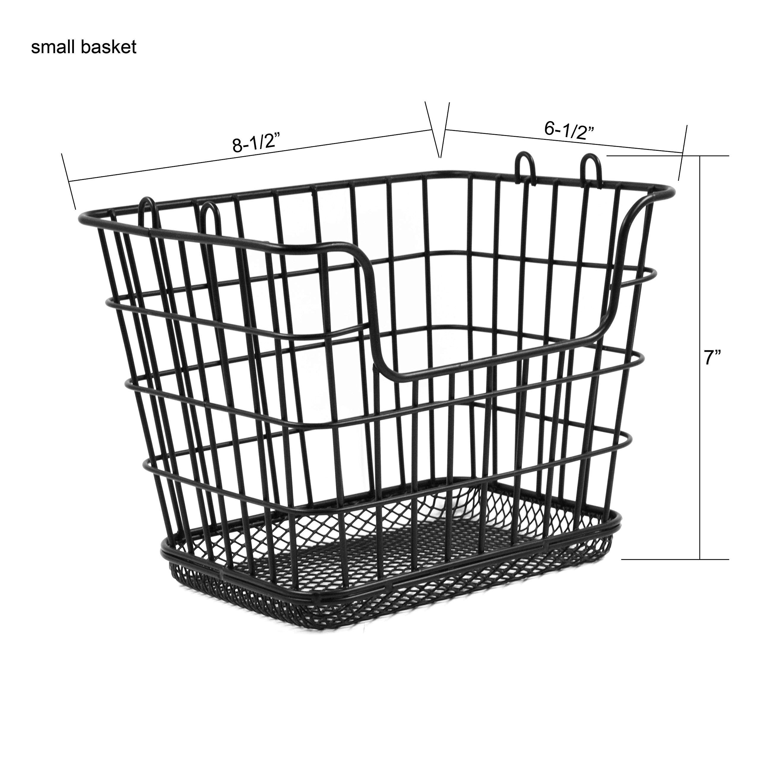 Neat-O Mini Stylish Storage Wire Metal Handle Basket Organizer