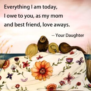 Gaoikerr Mother Day Keychain,Mom Birthday Gifts from Daughter Keychain-As My Mom and Best Friend,Love Always