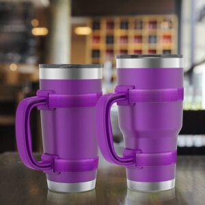 20 Oz 30 Oz 40 Oz Tumbler Handle Adjustable Fit for YETI, RTIC, Ozark Trail, Travel Mug Cup, SIC, Rambler, and All Brands Tumbler Cup