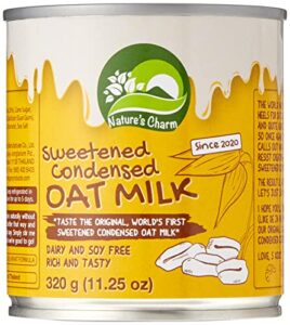 natures charm sweetened condensed oatmilk, 11.25 oz