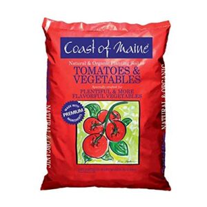 Coast of Maine Tomatoes and Veggies, 20qt (Pack of 2) Organic and Natural Planting Soil, Crafted for Vegetable Gardens and Organic Growers