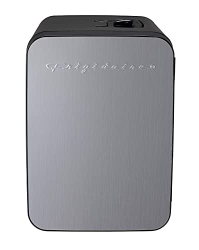 FRIGIDAIRE Portable 10L, 15-can Mini Fridge Brushed Stainless Rugged Refrigerator, EFMIS183-SS (Renewed)