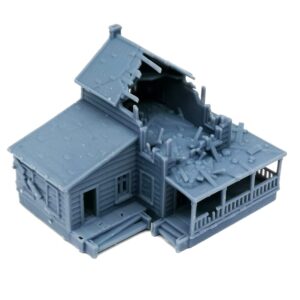 Outland Models Railway Scenery Structure Damaged Country House 1:160 N Scale