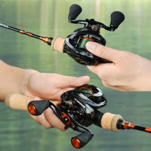 KastKing Zephyr Baitcasting Reels BFS Fishing Reel, Drag Clicker Version,Left Hand Bait Finesse Casting Reel