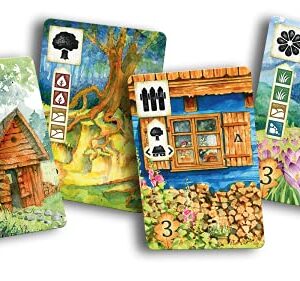 Meadow Board Game - Nature Observing Drafting and Set Collection Game, Strategic Exploration, Fun Family Game for Kids & Adults, Ages 10+, 1-4 Players, 60-90 Minute Playtime, Made by Rebel Studio