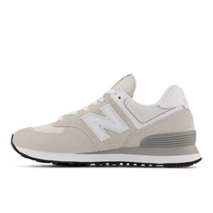 new balance women's classic sneaker, nimbus cloud with white, 9