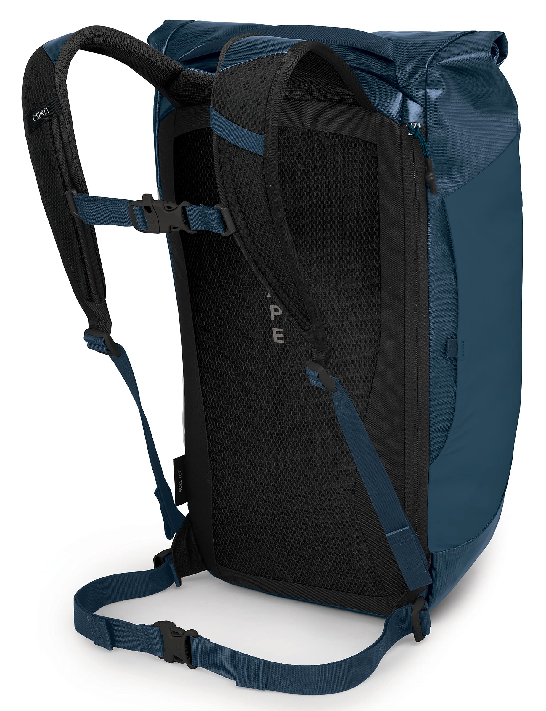 Osprey Transporter Roll Top Laptop Backpack, Venturi Blue