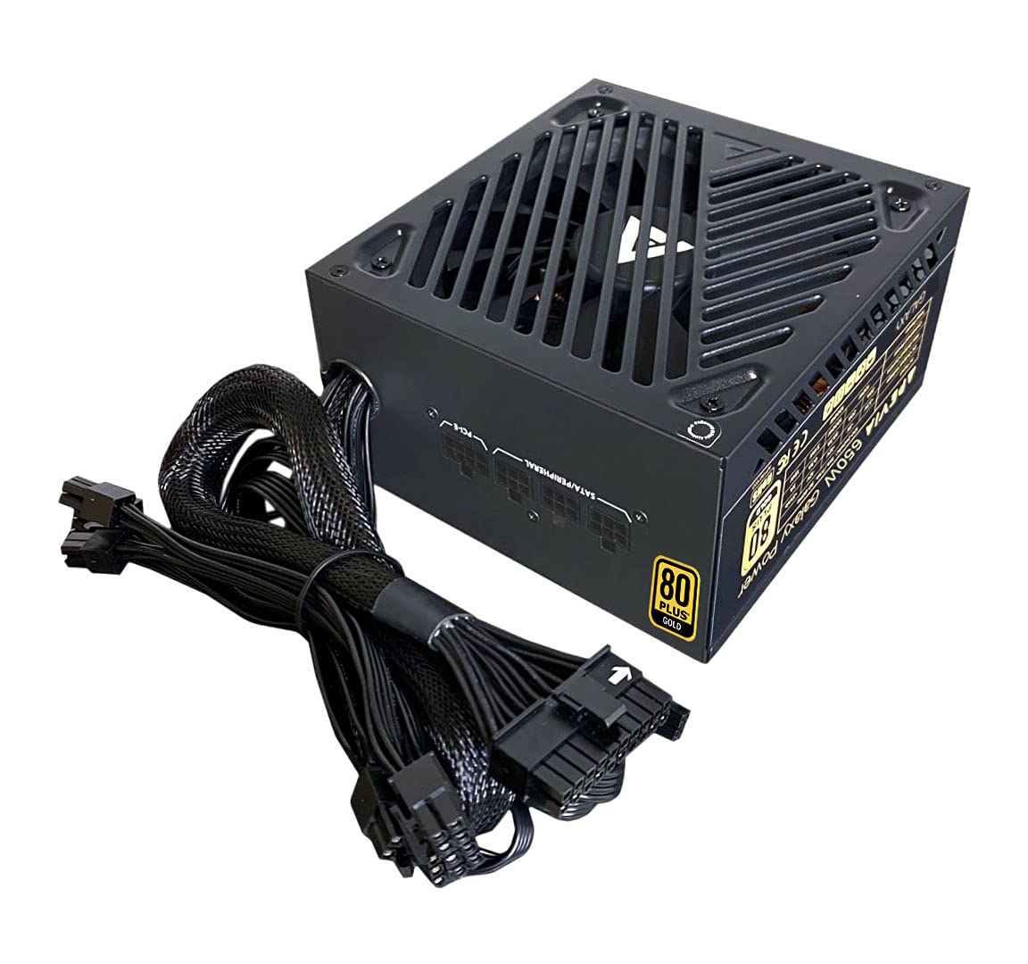 Apevia ATX-GX650W Galaxy 650W 80+ Gold Certified Active PFC ATX Semi-Modular Gaming Power Supply