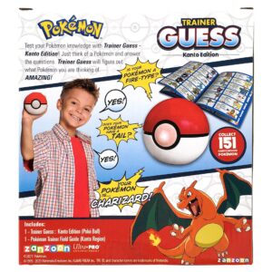 Pokemon Trainer Guess - Kanto Edition Toy, I Will Guess It! Electronic Voice Recognition Guessing Brain Game Pokemon Go Digital Travel Board/ Toys