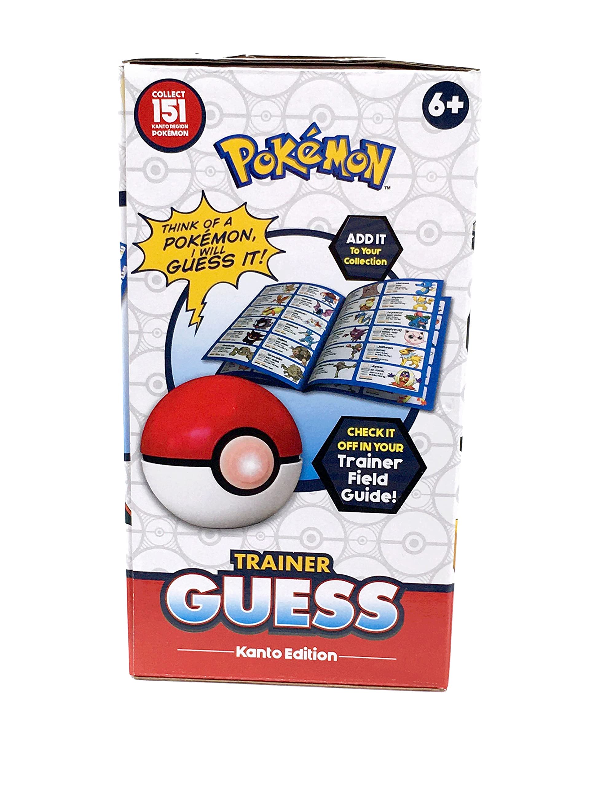 Pokemon Trainer Guess - Kanto Edition Toy, I Will Guess It! Electronic Voice Recognition Guessing Brain Game Pokemon Go Digital Travel Board/ Toys