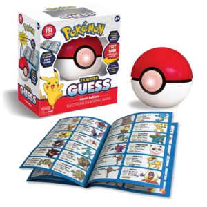 Pokemon Trainer Guess - Kanto Edition Toy, I Will Guess It! Electronic Voice Recognition Guessing Brain Game Pokemon Go Digital Travel Board/ Toys