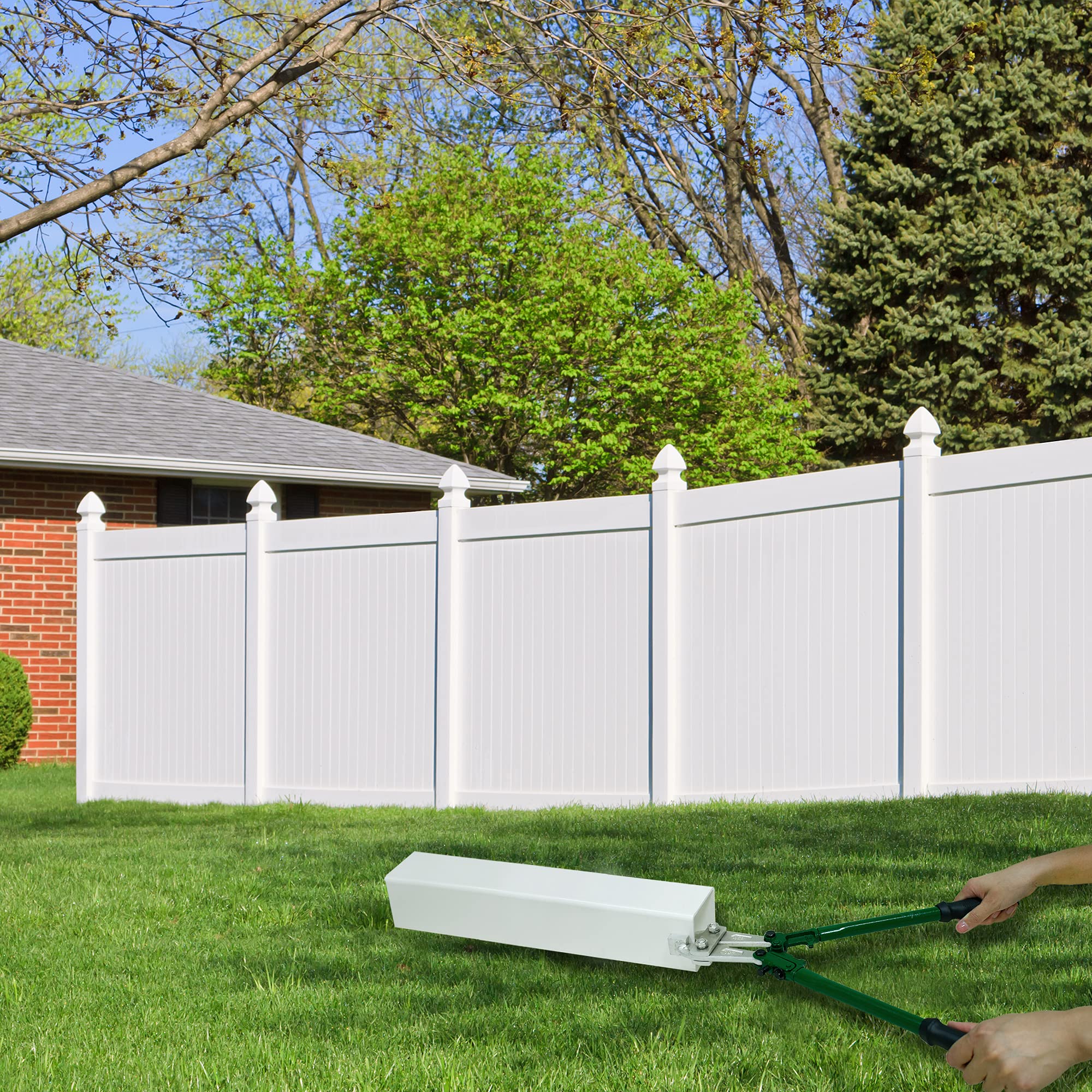 Qikdesign Vinyl Fence Notcher, Vinyl Fence Rail Notcher with 3/4" Wide Notch, Durable and Labor-saving Fence Notcher