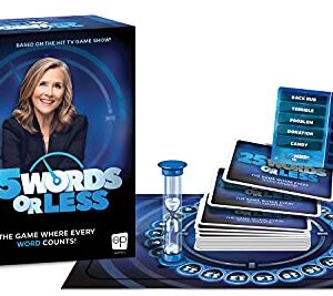 USAOPOLY 25 Words or Less | Fast-Paced Word/Friends & Family Board Game | Based on Popular TV Game Show with Meredith Vieira