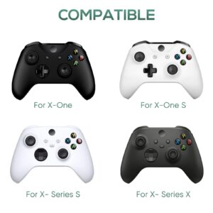 Controller Keyboard for Xbox Series X/S, Wireless 2.4G Ergonomic USB Gamepad Keypad QWERTY Chatpad with Audio and Headset Jack for Game Live Chat Compatiable with Xbox Series S/Series X/One/One S