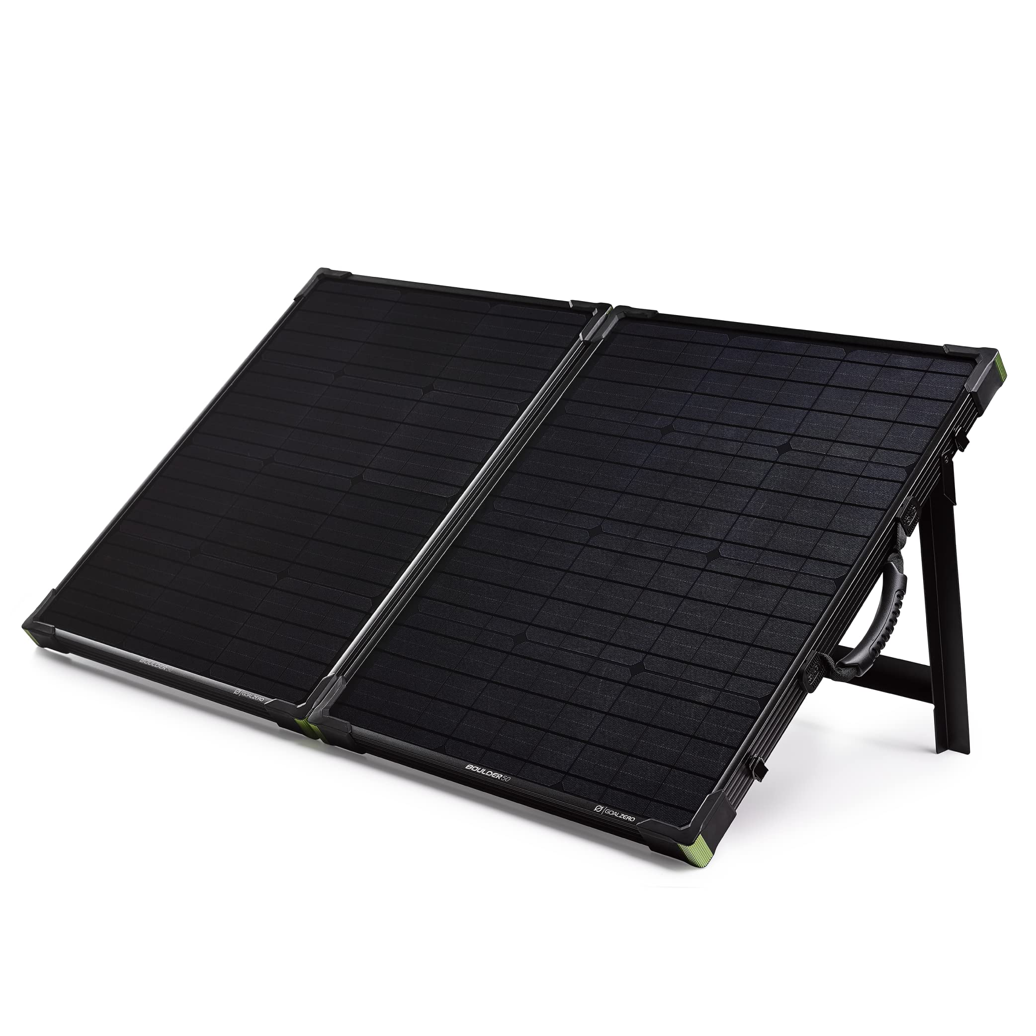 Goal Zero Boulder 100 Solar-Panel Briefcase Charging Kit, 12-Volt Battery Charger, Portable Solar-Panel Kit with 10-Amp Charge Controller, Flexible Solar-Panel Pair, and Customizable Connections