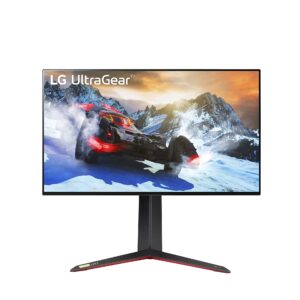 LG 27GP950-B 27” Ultragear UHD (3840 x 2160) Nano IPS Gaming Monitor w/1ms Response Time, 144Hz Refresh Rate, NVIDIA G-SYNC Compatible & AMD FreeSync Pro, DCI-P3 98% VD HDR 600, Black