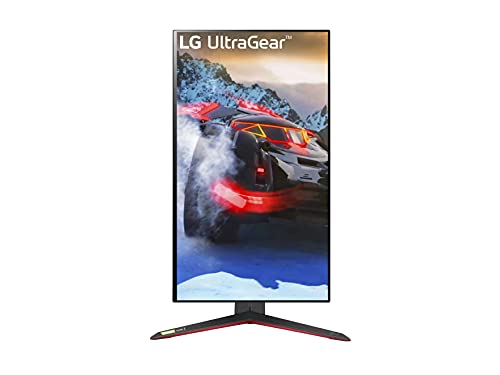 LG 27GP950-B 27” Ultragear UHD (3840 x 2160) Nano IPS Gaming Monitor w/1ms Response Time, 144Hz Refresh Rate, NVIDIA G-SYNC Compatible & AMD FreeSync Pro, DCI-P3 98% VD HDR 600, Black