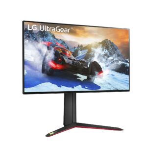 LG 27GP950-B 27” Ultragear UHD (3840 x 2160) Nano IPS Gaming Monitor w/1ms Response Time, 144Hz Refresh Rate, NVIDIA G-SYNC Compatible & AMD FreeSync Pro, DCI-P3 98% VD HDR 600, Black