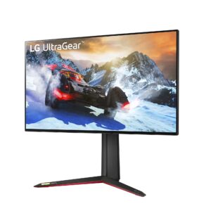 LG 27GP950-B 27” Ultragear UHD (3840 x 2160) Nano IPS Gaming Monitor w/1ms Response Time, 144Hz Refresh Rate, NVIDIA G-SYNC Compatible & AMD FreeSync Pro, DCI-P3 98% VD HDR 600, Black