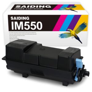 SAIDING Compatible Toner Cartridge Replacement for IM550 IM600 418477 to Use with Ricoh IM 600SRF IM 550F P800 P801 High Yield 25500 Pages (1 Black)