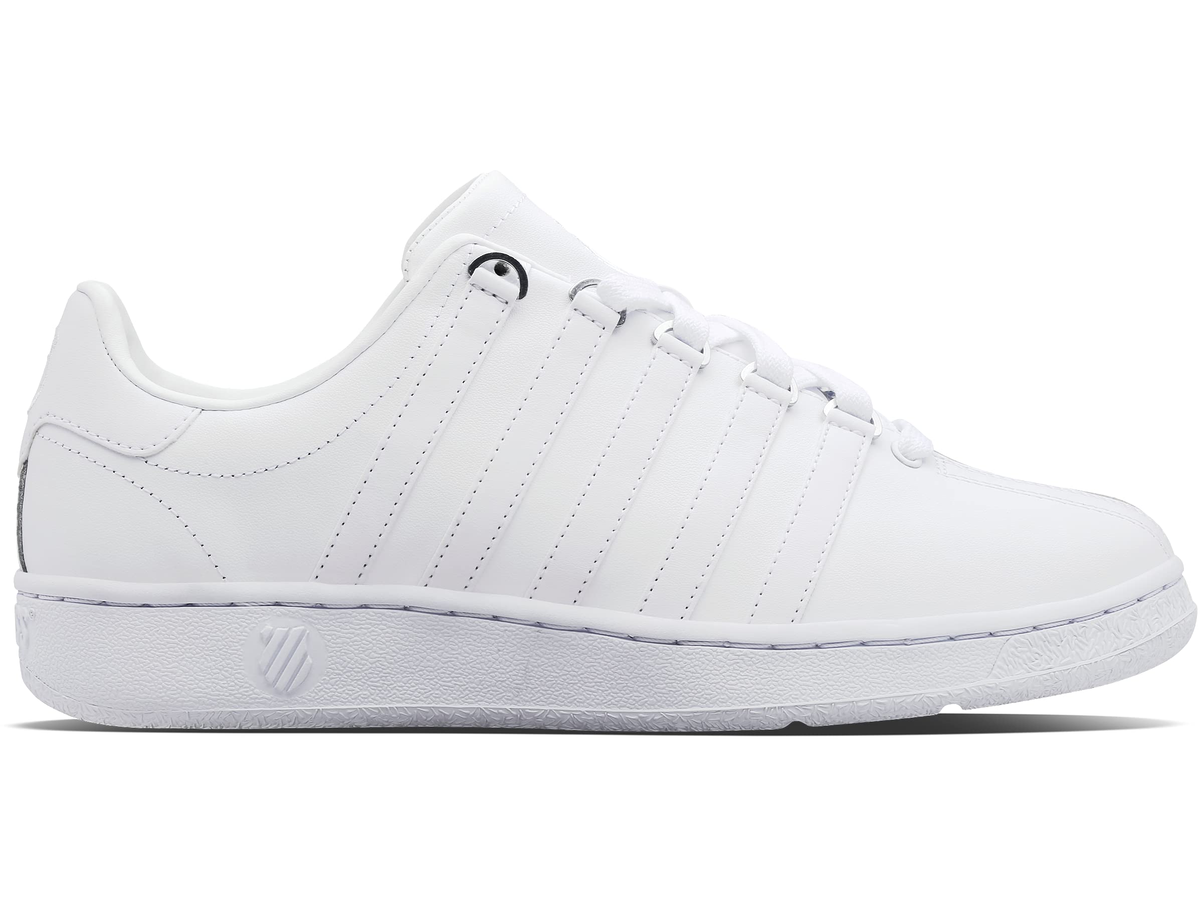 K-Swiss Women's Classic VN Leather Sneaker, White/White, 9.5 M