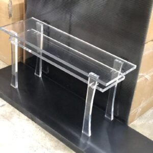 bynuraybirtane Lucite Transparent Bench