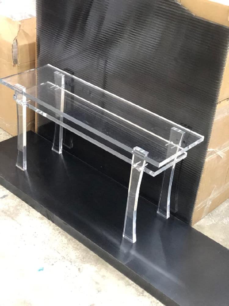 bynuraybirtane Lucite Transparent Bench