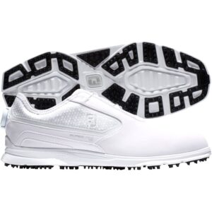 footjoy men's superlites xp boa previous season style golf shoe, white/white, 10.5