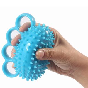 Hand Grip Strengthener Finger Exerciser Training Ball for Patient Recovery Elderly Stroke Arthritis Physical Therapy Anxiety Stress Relief Pressure Squeeze for Yoga Athletes Musicians Muscles Massage