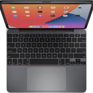 Brydge 12.9 MAX+ Wireless Keyboard with Trackpad for iPad Pro 12.9-inch - Wireless Connectivity - Bluetooth - iPad Pro - TouchPad - iPadOS - Space Gray